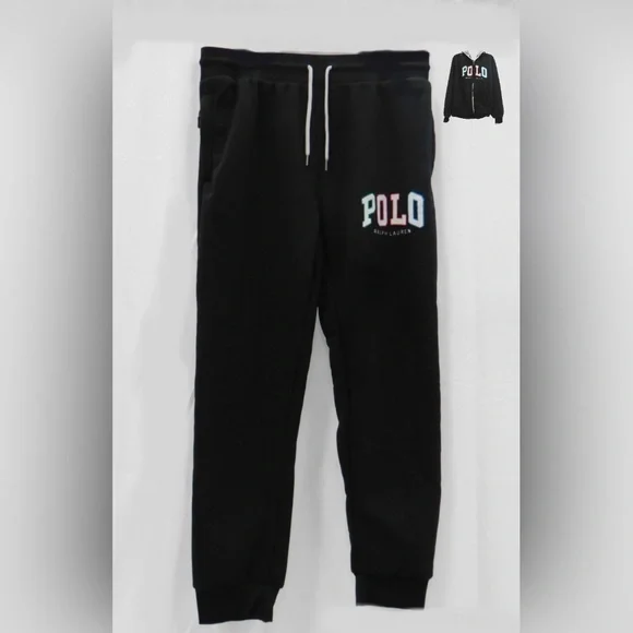 Polo Ralph Lauren 2 Pc. Full Zip Fleece Hoodie And Sweatpants Set XL - Picture 7 of 11